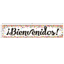 DECORACION BIENVENIDOS CONFETTI 8" x 39" TEACHER CREATED