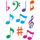 DECORACION NOTAS MUSICALES ACCENTS PQ-30 TEACHER CREATED
