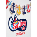 DECORACION SAILING INTO BULLETIN BOARD SET PQ-63 TEACHER CREATED