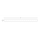 FRISOS BORDE ESCALPADO BLANCO (WHITE) 35' TEACHER CREATED