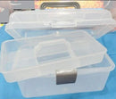 CAJA PLASTICA MULTIUSOS CON BANDEJA Y MANGO