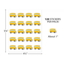 STICKERS GUAGUA ESCOLAR (SCHOOL BUS) PQ-120 TEACHER CREATED