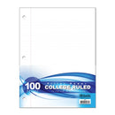 PAPEL DE ARGOLLA COLLEGE RULED PQ-100 HOJAS BAZIC