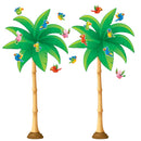 DECORACION TROPICAL TREES BULLETIN BOARD SET PQ-71 TEACHER CREATED