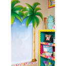 DECORACION TROPICAL TREES BULLETIN BOARD SET PQ-71 TEACHER CREATED