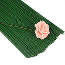 ALAMBRE DE TALLO FLORAL COLOR VERDE 15CT