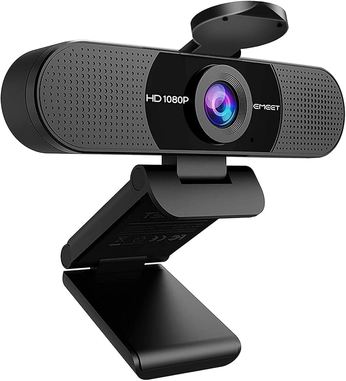 CAMARA USB EMEET FUL HD DE 1080p PARA LLAMADAS Y CONFERENCIAS EN LINEA