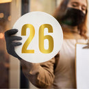 STICKER DE NUMEROS DE 3" PARA BUZONES Y APARTADOS (1 HOJA DE 10 NUMEROS)