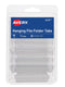 HANGING FILE FOLDER TABS 1/5 CUT CLEAR PQ-20 AVERY