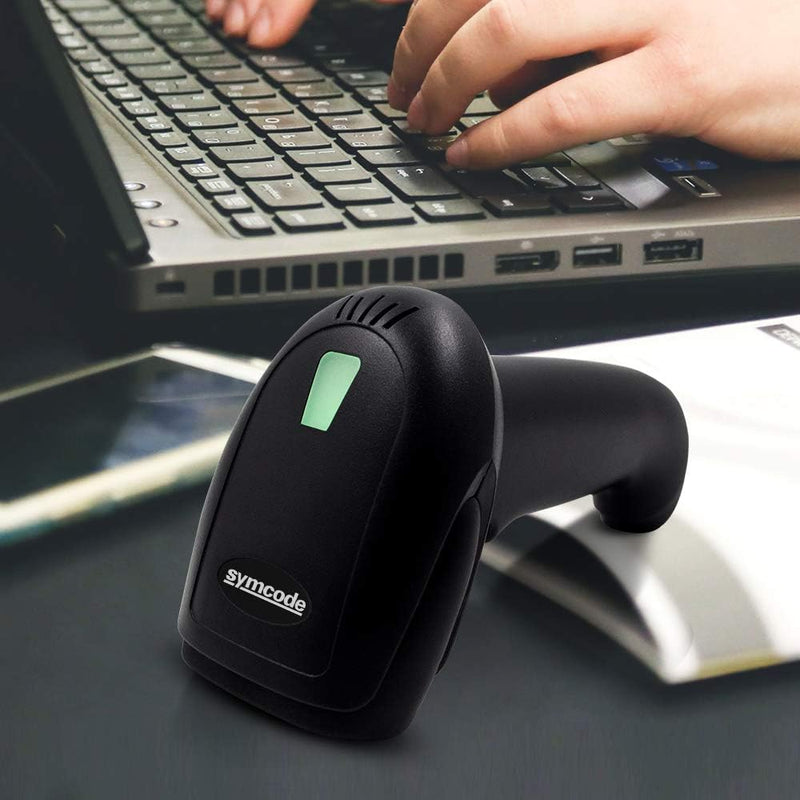 ESCANER DE CODIGOS DE BARRA INHALAMBRICO CON SOPORTE SYMCODE