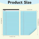 LIBRETA PAD BLOC DE NOTAS 5" X 8" JR. COLORES EACH