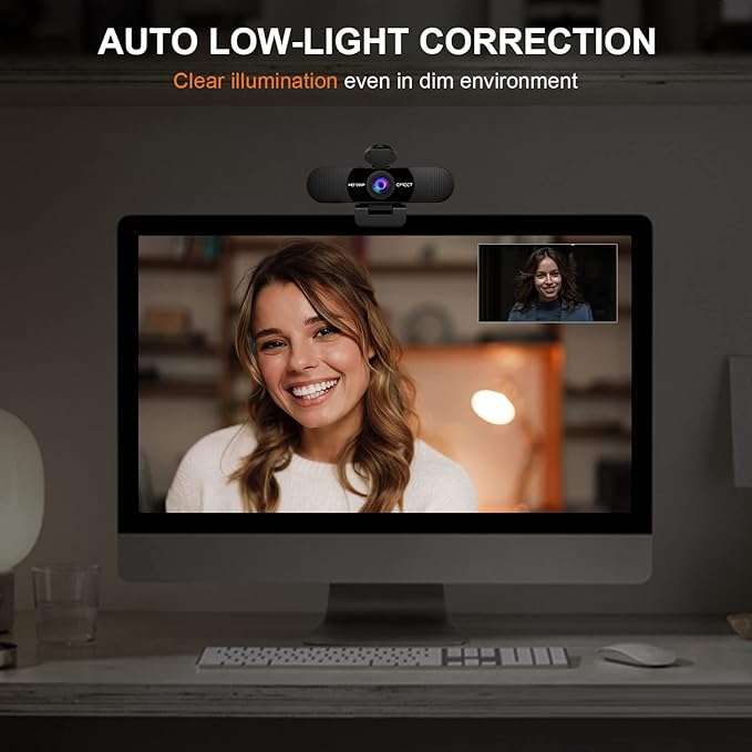 CAMARA USB EMEET FUL HD DE 1080p PARA LLAMADAS Y CONFERENCIAS EN LINEA