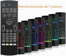 CONTROL REMOTO UNIVERSAL AIR MOUSE MX3 CON MINI TECLADO