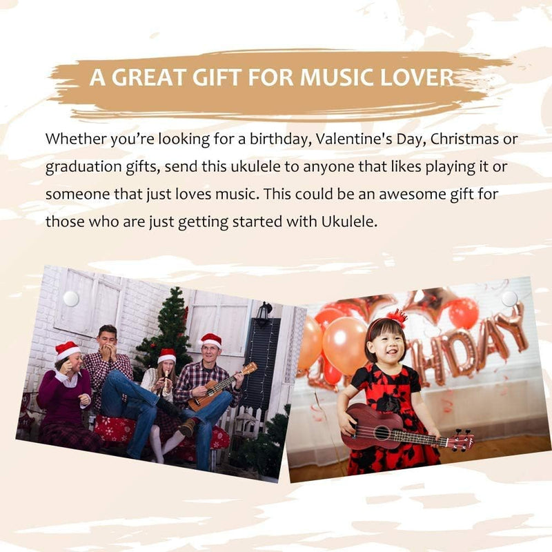 UKULELE COLOR MARRON ADM