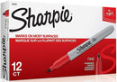 MARCADOR PERMANENTE SHARPIE PUNTA FINA ROJO CAJA/12