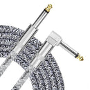 CABLE DE INSTRUMENTO DE 10'  1/4"  ANGLE TO STRAIGHT AZOR