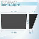 BANDEJA DE PARED 3 COMPARTIMIENTOS TAMAÑO CARTA NEGRO MINDEPOT