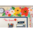 DECORACION WILFLOWERS BULLETIN BOARD SET PQ-34 TEACHER CREATED