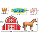 DECORACION LA GRANJA (THE FARM) BULLETIN BOARD SET PQ-53 TEACHER CREATED
