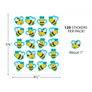 STICKERS ABEJAS (BUZZING BEES) PQ-120 TEACHER CREATED