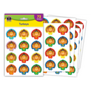 STICKERS PAVOS (TURKEYS) PQ-72 TEACHER CREATED