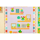DECORACION HAPPY CACTUS CREW MINDS GROW HERE MINI BULLETIN BOARD SET PQ-30 TEACHER CREATED