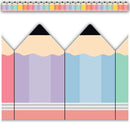 FRISOS BORDE DIE CUT COOL FOR SCHOOL PENCILS 35' TEACHER CREATED