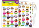 STICKERS DE CUPCAKES PQ-120 TEACHER CREATED