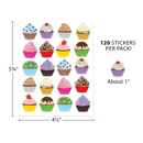 STICKERS DE CUPCAKES PQ-120 TEACHER CREATED