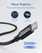CABLE USB-C A USB-C PARA IPHONE Y GALAXY