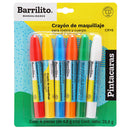 CRAYOLA 6 COLORES PARA LA CARA Y CUERPO BARRILITO