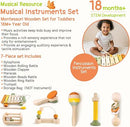 SET DE 7 INSTRUMENTOS MUSICALES EN MADERA PARA NIÑOS
