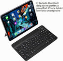 TECLADO BLUETOOTH MAC/ANDROID 10" BLACK RECARGABLE