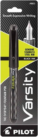 BOLIGRAFO PILOT VARSITY TIPO PLUMA FUENTE TINTA NEGRA