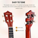 UKULELE COLOR MARRON ADM