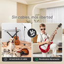 SISTEMA DE GUITARRA INALÁMBRICA A13, TRANSMISOR Y RECEPTOR DE 2.4 GHZ