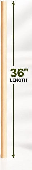 PALO DE MADERA DE 3/4" x 36"  each