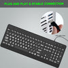 TECLADO DE COMPUTADORA LETRAS GRANDES LPK368N USB