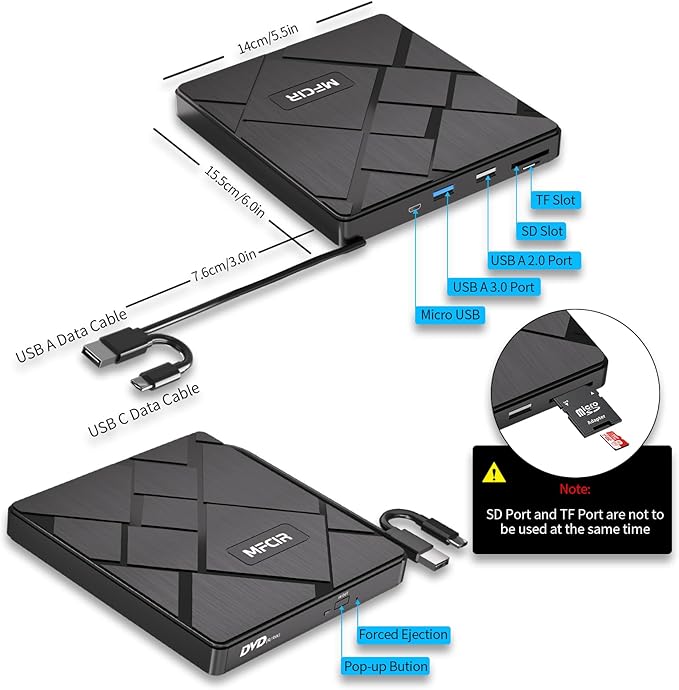 CD-DVD DRIVE USB 3.0 EXTERNO