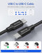CABLE USB-C A USB-C PARA IPHONE Y GALAXY