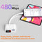 LECTOR DE TARJETAS DE MEMORIA Y CAMARA PARA IPHONE Y IPAD