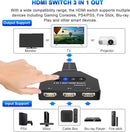 HDMI SWITCH 3 IN 1 OUT