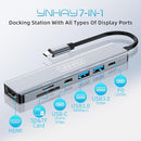 HUB USB Y LECTOR DE TARJETAS DE MEMORIA 7 EN 1