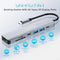 HUB USB Y LECTOR DE TARJETAS DE MEMORIA 7 EN 1
