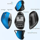 MOUSE INHALAMBRICO VERTICAL C-TECH MEMZUOIX