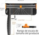 GUILLOTINA CORTADORA DE PAPEL DE 12" FIRBON