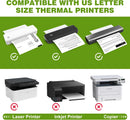 PAPEL TERMAL BLANCO TAMAÑO CARTA 8.5" X 11" PQ-100 HOJAS
