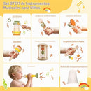 SET DE 7 INSTRUMENTOS MUSICALES EN MADERA PARA NIÑOS
