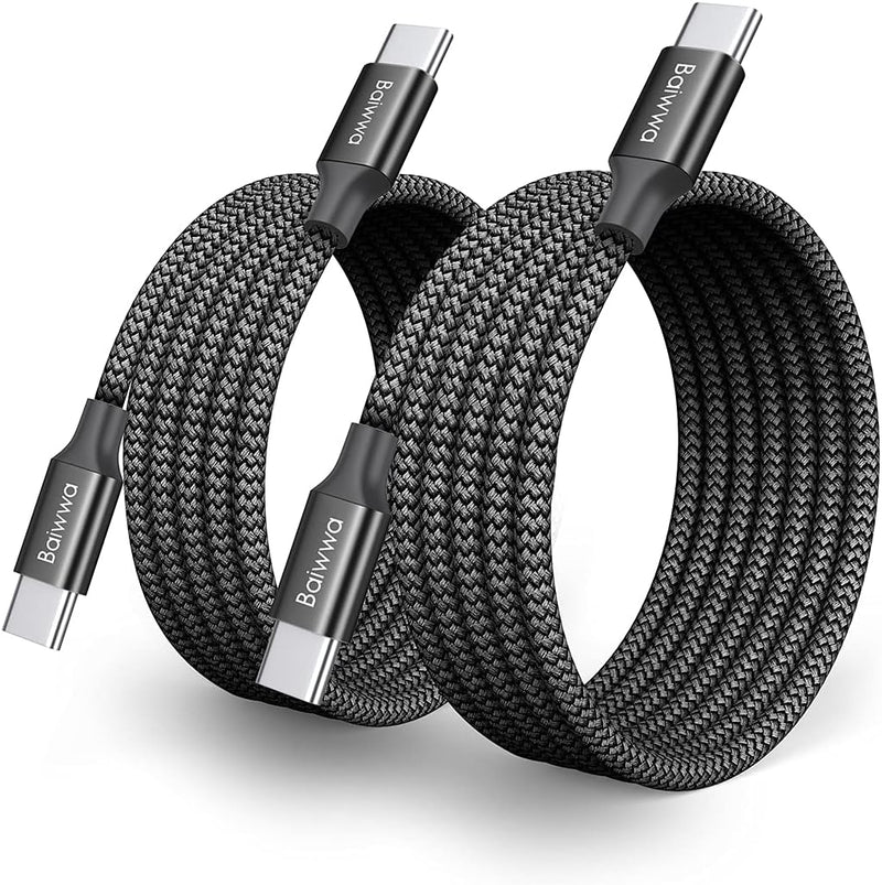 CABLE USB-C A USB-C PARA IPHONE Y GALAXY