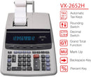 CALCULADORA COMERCIAL DE ESCRITORIO DE 12 DIGITOS SHARP VX-2652H